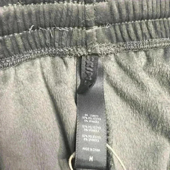 SKIMS VELOUR Wide Leg Track PANTS In Gunmetal Size Medium - Picture 8 of 10